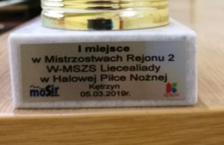 PCE Mistrzami Regionu w Halowej Piłce Nożnej