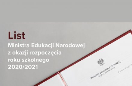 List Ministra Edukacji